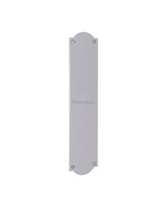 Heritage Brass Polished Chrome Shaped Fingerplate 305mm