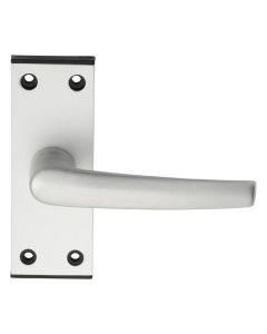 Eurospec Aluminium MIAL Lever On Latch Backplate | SAA61