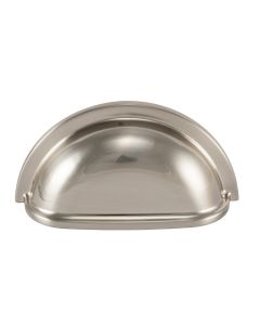 Satin Nickel 76mm Traditional Cup Pull