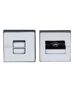 Polished Chrome Square Bathroom Turn & Release - SC-SQ4035