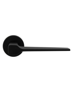 Carlisle Matt Black Sonica Lever on Rose | SC5BLK