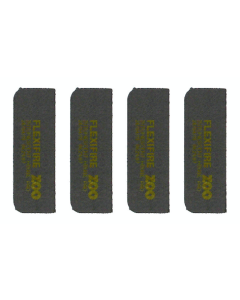 30 Minute Graphite Intumescent Radiused Hinge Pads to suit Zoo Hinges