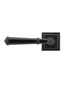 Set From the Anvil Black Regency Lever on Square rose | 45638
