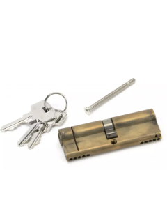From the Anvil Aged Brass 45/45 5pin Euro Cylinder KA | 45839