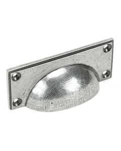 From the Anvil Pewter Art Deco Cup Drawer Pull | 46137
