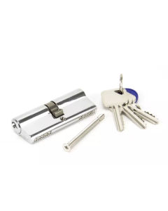 From the Anvil Polished Chrome 40/40 5pin Euro Cylinder KA | 46252