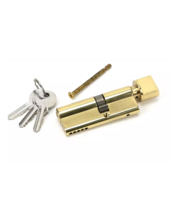 From the Anvil 80mm Lacquered Brass Euro Cylinder & Thumbturn 35T/45 | 46260