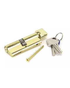 From the Anvil Lacquered Brass 40/40 5pin Euro Cylinder/Thumbturn KA | 46275