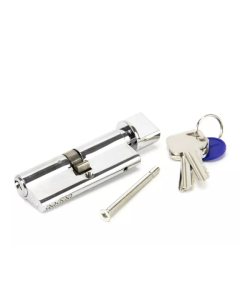 From the Anvil Polished Chrome 40/40 5pin Euro Cylinder/Thumbturn KA | 46276
