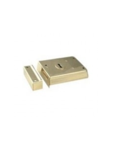 Polished Brass 102x76mm Contract Rim Deadlock