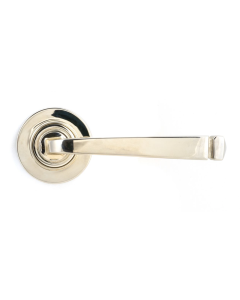Set From the Anvil Polished Nickel Avon Lever on Plain rose | 45619