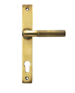 Aged Brass Brompton Slimline Lever Espag. Lock Set | 45499