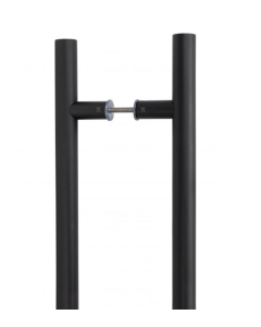 From the Anvil 1800mm (316) Matt Black Back to Back T Bar Pull Handle | 50268