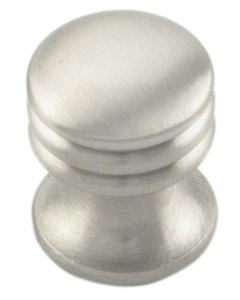 Satin Nickel Ringed Cupboard Knob | CH30ASN