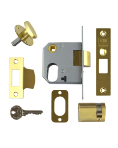 64mm Brass UNION 2332 Oval Nightlatch Case | 4304