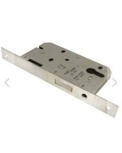 Satin Stainless Easi T Contract DIN Standard deadlock | DLE0055EPSSS
