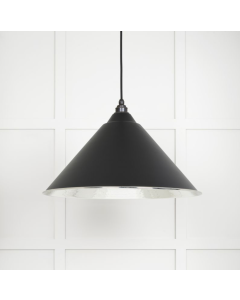From the Anvil Hammered Nickel Hockley Pendant in Elan Black | 45433EB