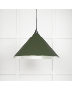 From the Anvil Hammered Nickel Hockley Pendant in Heath | 45433H