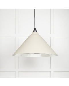From the Anvil Hammered Nickel Hockley Pendant in Teasel | 45433TE