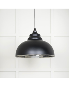 From the Anvil Hammered Nickel Harborne Pendant in Elan Black | 45472EB