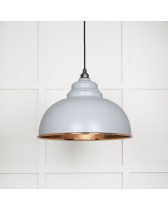 From the Anvil Smooth Copper Harborne Pendant in Birch | 49501SBI
