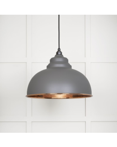 From the Anvil Smooth Copper Harborne Pendant in Bluff | 49501SBL