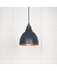 From the Anvil Smooth Copper Brindley Pendant in Soot | 49500SSO