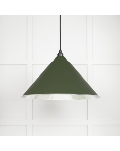 From the Anvil Smooth Nickel Hockley Pendant in Heath | 49506H