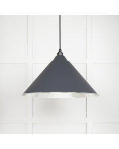 From the Anvil Smooth Nickel Hockley Pendant in Slate | 49506SL