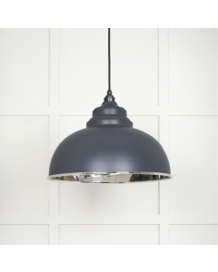 From the Anvil Smooth Nickel Harborne Pendant in Slate | 49505SL