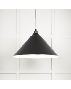 From the Anvil White Gloss Hockley Pendant in Elan Black | 49510EB
