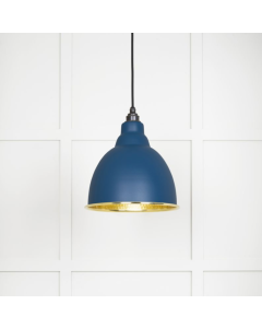 From the Anvil Hammered Brass Brindley Pendant in Upstream | 49517U