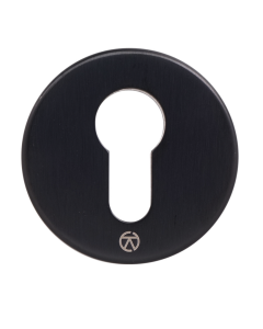 PVD Stainless Black Marine 316 Round Euro Escutcheon | KM055 PBK