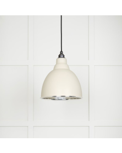 From the Anvil Hammered Nickel Brindley Pendant in Teasel | 49511TE