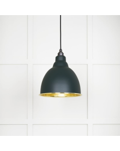 From the Anvil  Hammered Brass Brindley Pendant in Dingle | 49517DI