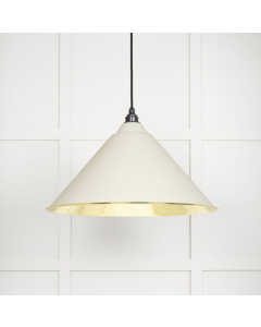 From the Anvil Smooth Brass Hockley Pendant in Teasel | 49524TE