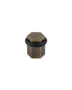 Burlington Antique Brass Hexagonal Floor Mounted Door Stop | BUR965AB