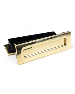 From the Anvil 315mm Polished Brass Traditional Letterbox | 46549