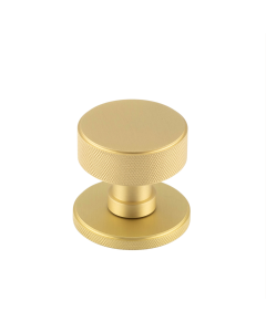 Set Westbourne Satin Brass Mortice Knob | BUR102SB