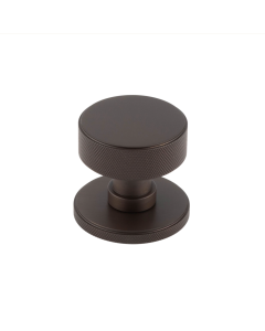 Set Westbourne Dark Bronze Mortice Knob | BUR102DB