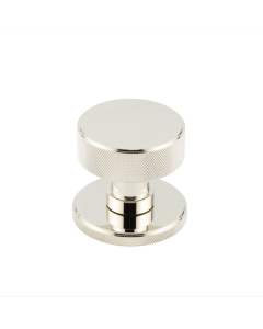 Set Westbourne Polished Nickel Mortice Knob | BUR102PN
