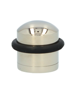 Alexander and Wilks Polished Nickel Dome Top Floor Mounted Door Stop | AW638PN