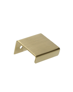 A&W Satin Brass PVD 37mm Tilly Finger Pull | AW908-37-SBPVD