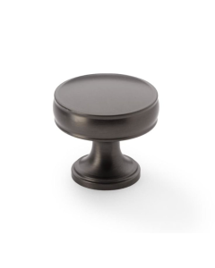 Alexander and Wilks 32mm Dark Bronze Lynd Cupboard Knob | AW808-32-DBZ