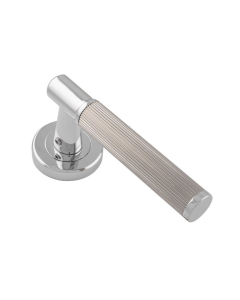 Set Polished Chrome and Satin Nickel Image Lines Lever | SZM270CPSN