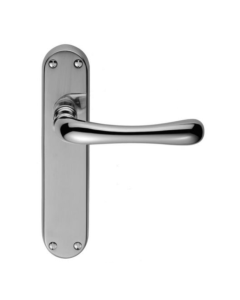 Carlisle Brass Polished Chrome Ibra Lever On Backplate | CBL12CP