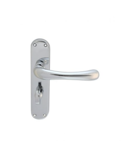 Carlisle Brass Polished Chrome Ibra Lever On Backplate | CBL13CP