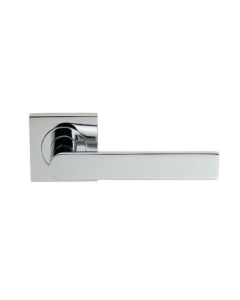 Carlisle Brass Polished Chrome Serozzetta Edge Latch Furniture on Square Rose | SZM210SQCP
