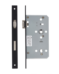 Matt Black DIN standard 60mm backset Lift to Lock | ZDL7260LLPCB