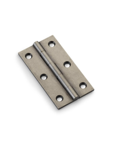 Pair Pewter 75mm Cabinet Butt Hinge | AW075-CH-PWT